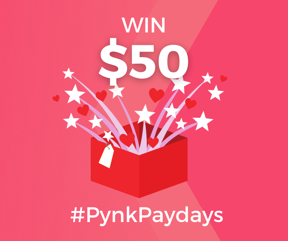 Pynk súťaž hashtag #PynkPaydays
